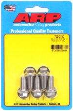 "3/8""-24 x .750 hex SS bolts" (5pcs)