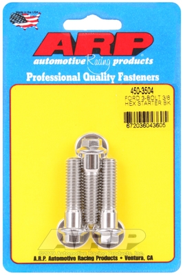FC17AA04-E91B-3B9C-661B-76879164F27A ARP Starter Bolt Kit Ford 3-Bolt 3/8 Hex - Image 1