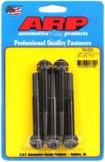 "3/8""-24 x 3.000 12pt 7/16 wrenching black oxide bolts"5pcs