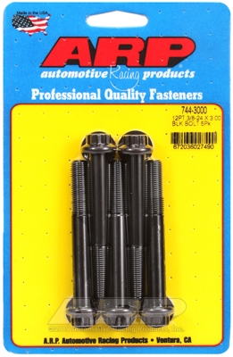 FC46622A-3C79-6AD6-B669-3A21447EDBC7 "3/8""-24 x 3.000 12pt 7/16 wrenching black oxide bolts"5pcs - Image 1
