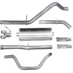 Corsa Cat-Back 3" Dual Rear Single 4" Silverado 6.2 11-13