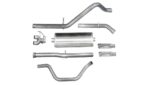 Corsa Cat-Back 3" Dual Rear Single 4" Silverado 6.2 11-13