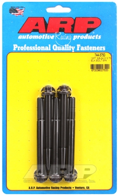FD2FF461-8D3B-B8A4-5982-7848723906F2 "3/8""-24 x 3.750 12pt 7/16 wrenching black oxide bolts"5pcs - Image 1
