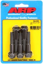 "3/8""-16 x 2.000 12pt 7/16 wrenching black oxide bolts"5pcs