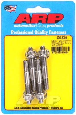 FD7CAE8C-1879-9CF0-E077-9A6A2A766204 M8 X 1.25 X 57mm broached stud kit - 4pcs - Image 1