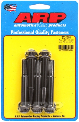 FE2B2A6B-73A8-03FF-5D24-338F10C17519 M10 x 1.50 x 70 12pt black oxide bolts (5pcs) - Image 1