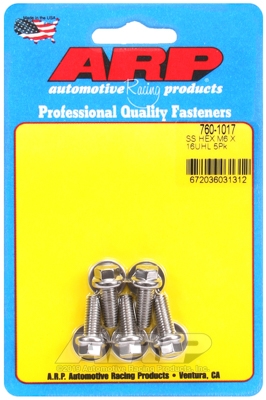 FE8BBCB3-49CB-6AE7-A819-3CEF7B5477BD M6 x 1.00 x 16 hex SS bolts (5pcs) - Image 1