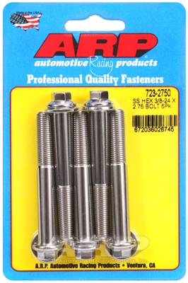 FE92059D-2D4D-5A69-9865-B30B5A3B5ED3 "3/8""-24 x 2.750 hex SS bolts" (5pcs) - Image 1