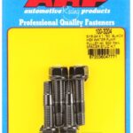 ARP 5/16-24x1.750 black hex WP pulley w/.500" fan spcr stud