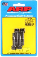 ARP 5/16-24x1.750 black hex WP pulley w/.500" fan spcr stud