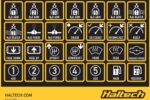 Haltech Haltech Keypad Label Set - Image 5