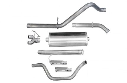 Corsa Cat-Back 3.0" Dual Rear Single 4.0" Silverado V8 09-13