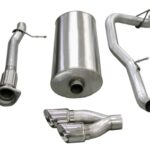 Corsa Cat-Back 3.0" Single Side Twin 4.0" Escalade 07-10