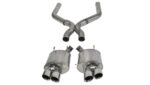 Corsa Axle-Back + X-Pipe 3" Dual Rear Twin 4" Mustang 5.8