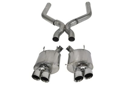 Corsa Axle-Back + X-Pipe 3" Dual Rear Twin 4" Mustang 5.8