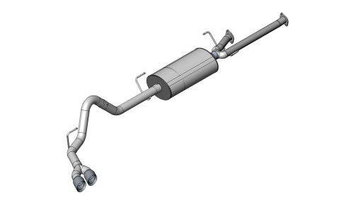 6B23998A-DF51-5929-10F6-18B052F67299-1 Corsa Cat-Back 3.0" Single Side Twin 4.0" Tundra 5.7 07-08 - Image 1