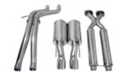 Corsa Cat-Back 2.5" Dual Center Rear Single 4" Cherokee 6.1