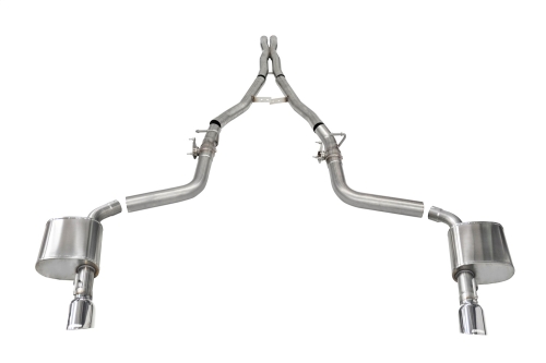 8868C1F6-39F6-B050-02D3-04E45B7E9F61 Corsa Cat-Back 2.75" Dual Rear Single 4.5" Charger SRT 15-23 - Image 1