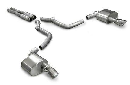 Corsa Cat-Back 2.75" Dual Rear Single 4.0" Charger 6.1 05-10