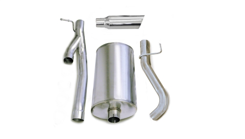 9976393A-B0CC-18E2-9916-A11665CBD2A2 Corsa Cat-Back 3.0" Single Side Single 4.0" Silverado 03-06 - Image 1