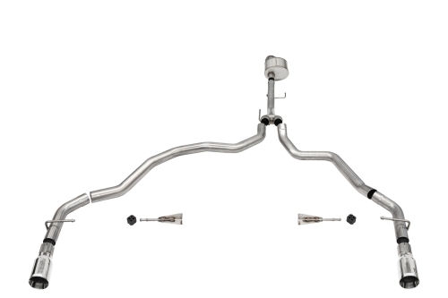 9A7072FB-2728-4AB7-4018-088042E4B929 Corsa Cat-Back 3.0" Dual Rear Single 4.0" F150 5.0 21-23 - Image 1