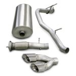 Corsa Cat-Back 3.0" Single Side Twin 4.0" Escalade 07-10