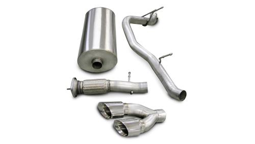A1775BEE-771C-A906-3650-DC43AFAA61A9 Corsa Cat-Back 3.0" Single Side Twin 4.0" Escalade 07-10 - Image 1