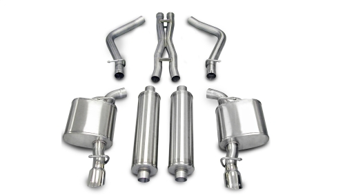 B30C3BFB-2567-8BCF-E28A-63F0B3620194 Corsa Cat-Back 2.5" Dual Rear Single 3.5" Charger 5.7 05-10 - Image 1
