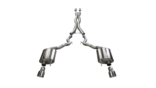 BBBC34A1-134B-DB81-47E1-660E9F968F62 Corsa Cat-Back 3.0" Dual Rear Single 4.5" Mustang 5.0 15-17 - Image 1