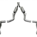 Corsa Cat-Back 2.5" Dual Rear GTX 3"x7" Challenger 5.7 09-10