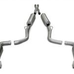 Corsa Cat-Back 2.5" Dual Rear GTX 3"x7" Challenger 5.7 09-10