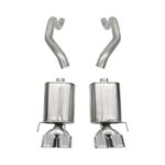 Corsa Axle-Back 2.5" Dual Rear Twin 4.5" Corvette C6 05-08