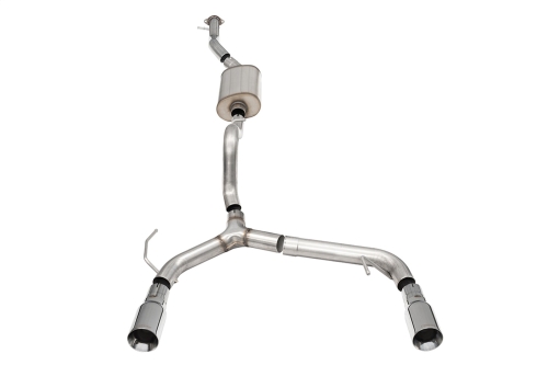 DAE43086-5661-151C-7D1C-5B7E321BD3D4 Corsa Cat-Back 2.75" Dual Rear Single 4.0" Bronco 2.3 21-23 - Image 1