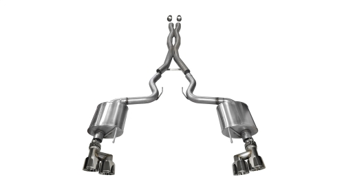 DBFCB70B-7382-2EFE-04C3-DAA76AAAE17A Corsa Cat-Back 3.0" Dual Rear Twin 4.0" Mustang 5.0 15-17 - Image 1