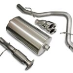 Corsa Cat-Back 3.0" Single Rear Twin 4.0" Tahoe/Yukon 07-08