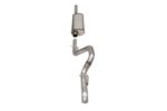Corsa Cat-Back 2.75" Single Rear Turn Downs 2.75" Wrangler