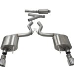 Corsa Cat-Back 3.0" Dual Rear Single 4.5" Mustang 2.3 15-22