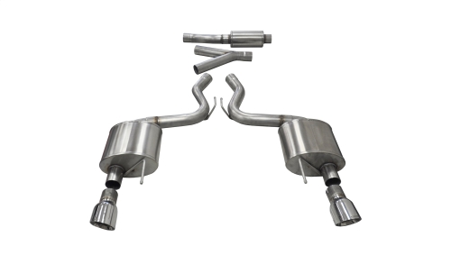 E8709D1C-94F5-11BF-75E3-14B516E1D294 Corsa Cat-Back 3.0" Dual Rear Single 4.5" Mustang 2.3 15-22 - Image 1